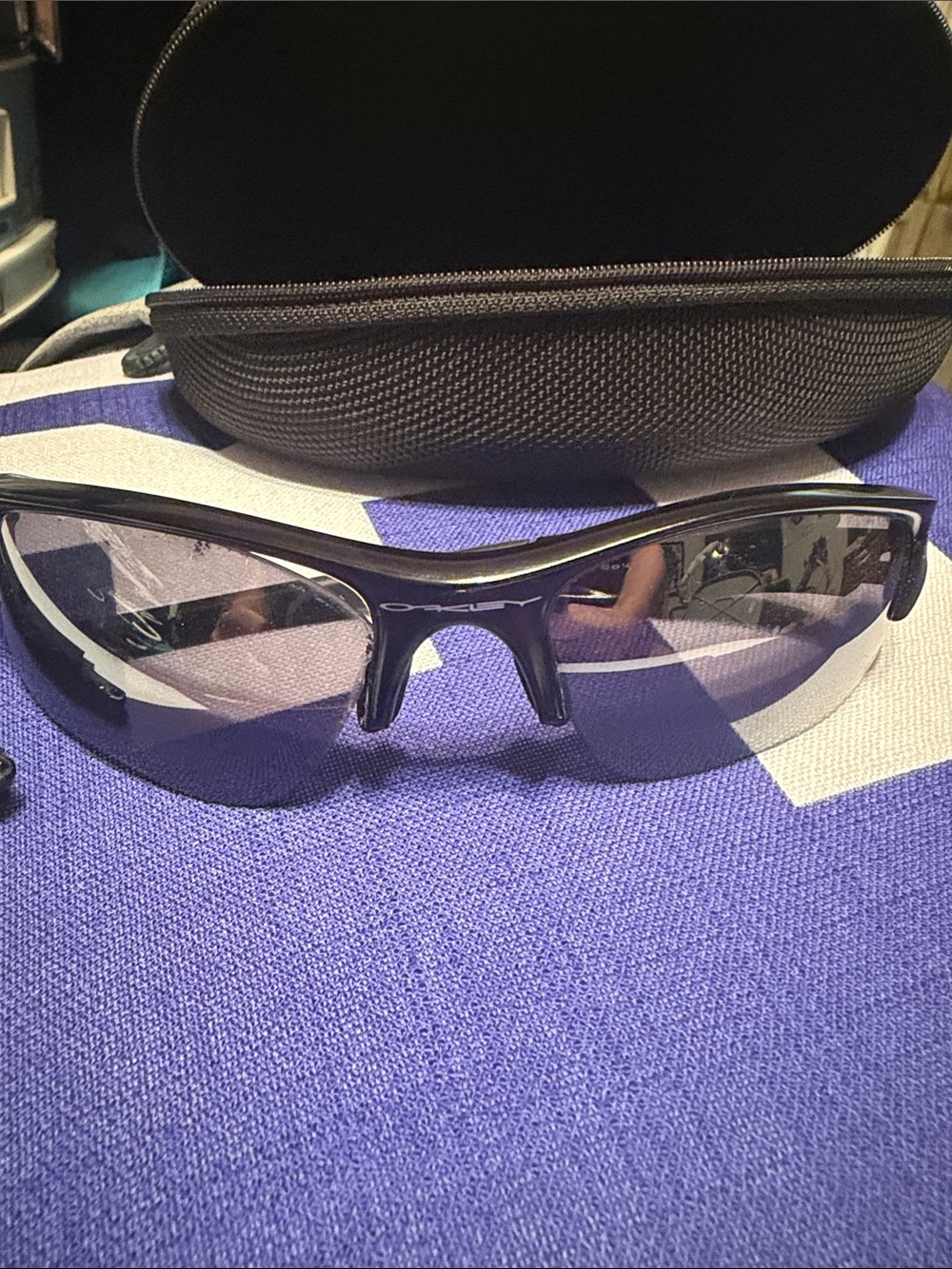 Sport Wrap Sunglasses - Black Frame with Smoke Lenses
